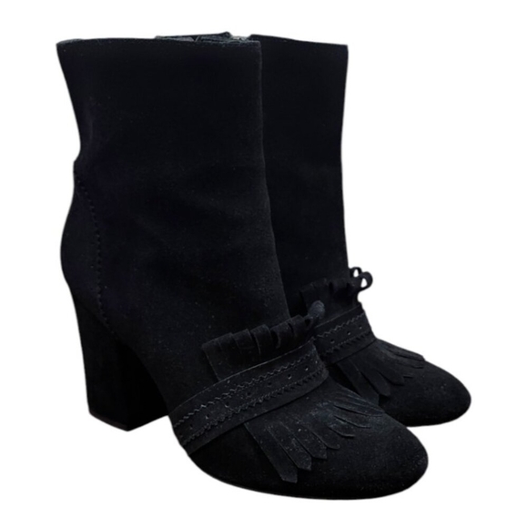 Etienne Aigner women's suede boots Size 9 - Picture 13 of 15